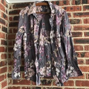 Floral Button Down Top